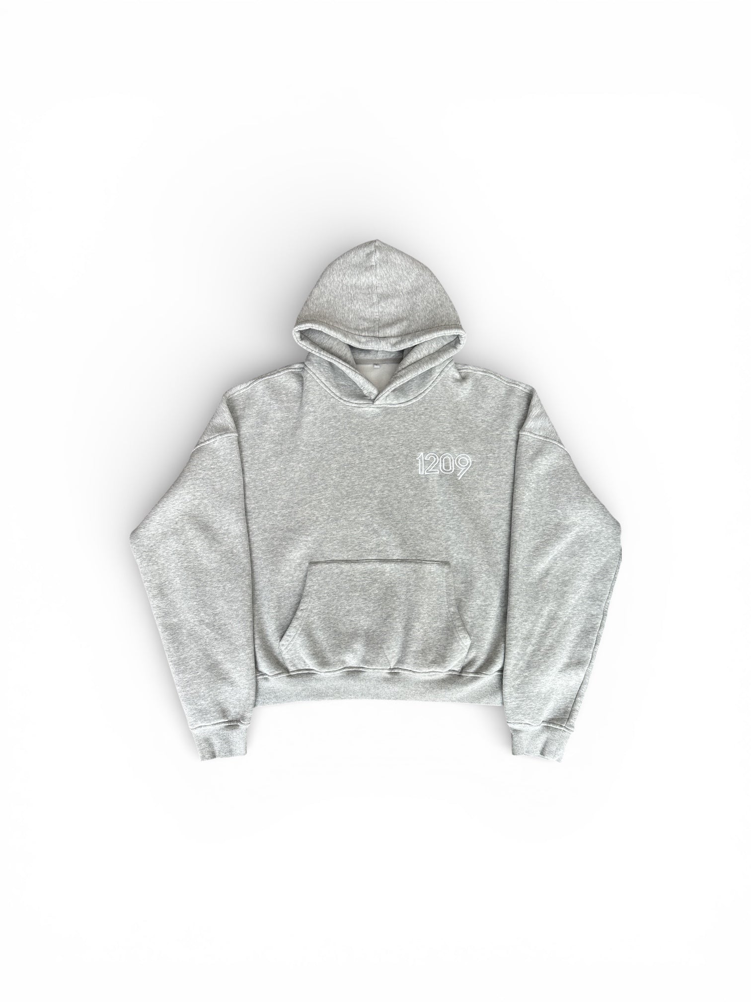 1209 Basic Grey Hoodie